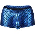 thumbnail image 1 of Fridja Culottes pour Hommes Boxeurs Imitation Cuir Boxeurs Charmants Culottes Culottes Évacuant l'Humidité, 1 of 2
