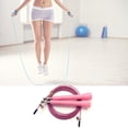 thumbnail image 4 of ziyahi Speed Skipping Wire Rope Indoor Outdoor Jumping Rope Weight Loss Exercise Home Gym Workout Tool, Pink, 4 of 9