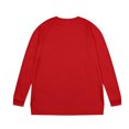 thumbnail image 3 of BADHUB Men's Long Sleeve Shirts Big & Tall Crew Neck Cotton Essential Pullover Athletic Performance Split Hem Sweatshirt Soft Causal Loose Top Spring Fall Deals L-5XL, 3 of 3