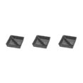 thumbnail image 1 of QualitChoice Home Hotel Felt Keys Tapes Phone Watch Storage Box Living Room Drawer Pens Remotes Jewellery Organizer Container Dark Grey 3PCS, 1 of 6