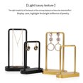 thumbnail image 3 of Wweixi Display Rack Necklace Holder Fine Workmanship Compact Size Exquisite Smooth Surface Pendant Stand Attractive Jewelry Supplies Gold, 3 of 6