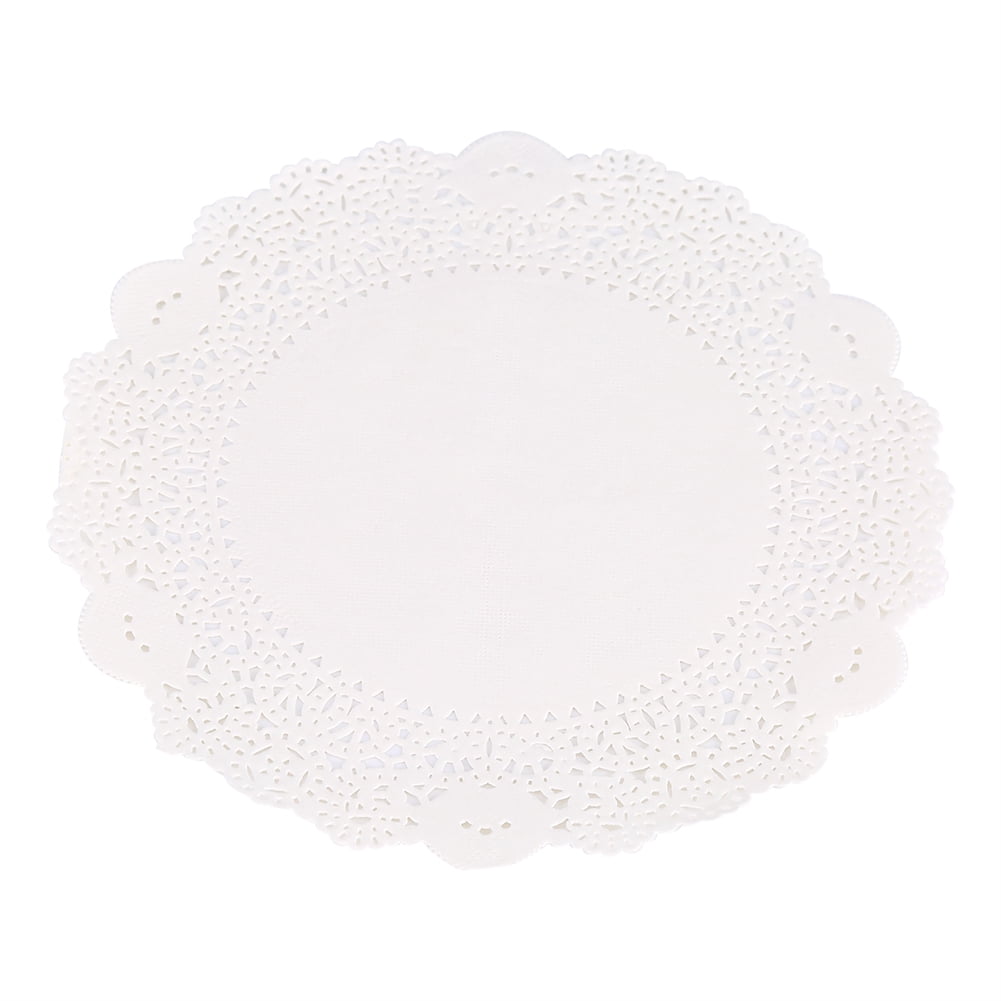 Fdit Cake Doilies, Paper Doilies,180Pcs Hollowed Decorative Paper Doilies Cake Mat Crafts Wedding Party Decoration