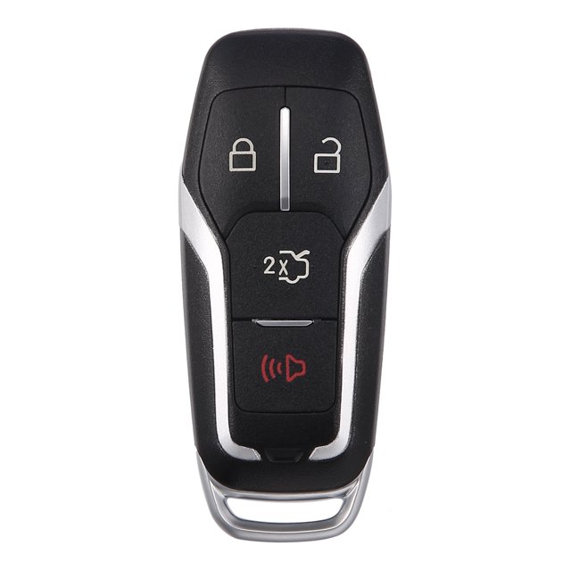 Refurbished Unique Bargains Car Key Fob Shell 4 Button Remote Control Key Case Keyless Entry Housing for Ford Explorer 2016-2017