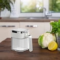 thumbnail image 4 of Vaidha Glass Seasoning Boxes-Seasoning Glass Containers Food Storage Bowl 380ml Container Sugar Bowl Food Grade Airtight Seasoning Glass Container Cassette Lid, 4 of 7