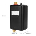 thumbnail image 4 of Tankless Water Heater,3000W Portable Mini Instant Electric Hot Water Heater System For Household Indoor Bathroom Kitchen Washing, 4 of 6