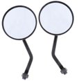 thumbnail image 1 of S SERENABLE 2 Pcs Universel Moto Cyclomoteur Scooter Miroir Rond 10mm Rétroviseur Doré VTT, 1 of 9
