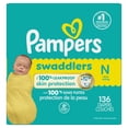 thumbnail image 1 of Pampers Swaddlers Diapers, Size 0 (up to 10 lbs), Absorbent, Keeps Baby Dry and Comfortable, Skin Safe Disposable Baby Diaper, 1 of 22