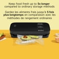 thumbnail image 4 of Scelleuse sous vide Compacte de FoodSaver, système d'emballage peu-encombrant sous vide, 4 of 7