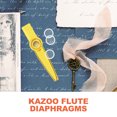 thumbnail image 2 of MLINS 60pcs Professional Kazoo Flute Diaphragms Replacements PE Kazoo Flute Parts, 2 of 6
