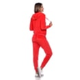 thumbnail image 3 of White Mark Women's 2 Piece Velour Tracksuit Set, 3 of 6