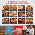 thumbnail image 3 of Emeril Lagasse Stainless Steel Power AirFryer 360 Better Than Convection Ovens and More Food Dehydrator, Rotisserie Spit, Pizza Function Cookbook, Silver, 3 of 4