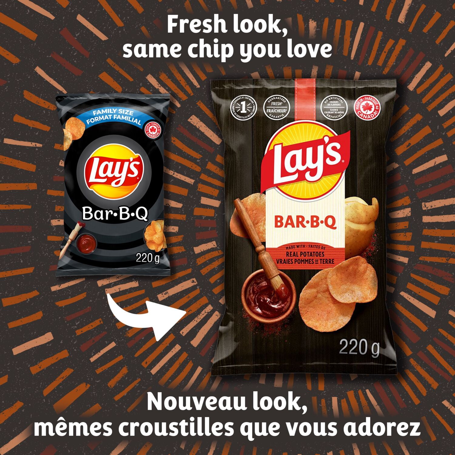 Lay's Bar-B-Q flavoured Potato Chips