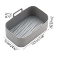 thumbnail image 3 of CEHVOM Pot en Silicone pour Friteuse à Air Chaud Doublures Rondes Réutilisables Accessoires de Panier - Remplacement des Doublures en Parchemin, 3 of 3