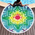 thumbnail image 1 of Xihbxyly Couverture de Plage Été Nouveautés Serviette de Plage Ronde Imprimée Châle en Microfibre Serviette de Plage Tapis de Plage Serviette de Plage, 1 of 4