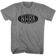 thumbnail image 1 of National Hot Rod Association Championship Logo Graphite Heather Adult T-Shirt S, 1 of 2