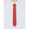 thumbnail image 2 of INSPIRE CHIC Men's Self-Tied Solid Color Formal Slim Ties Red, 2 of 5