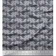 thumbnail image 1 of Soimoi Cotton Voile Fabric Fish Block Decor Fabric Printed Yard 42 Inch Wide, 1 of 3