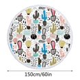 thumbnail image 2 of RXIRUCGD Round Printed Microfiber Beach Towel Super Lightweight Swim Towel Sandproof Beach Blanket Beach Mat Multi-Purpose Pool Towel For Travel Swimming Beach Towels Printed, 2 of 5