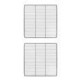 thumbnail image 2 of Transemion Portable Pet Playpen Panel Cage Fence Metal Guinea pig Wire dense black Grid 2Set, 2 of 6