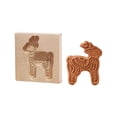 thumbnail image 2 of Oleegame 2PC Cookie Mold DIY Baking Moulds Wooden Cookie Cookie Moulds Embossing Craft Decorative Baking Tools For Christmas Thanksgiving Christmas Kitchen, 2 of 4
