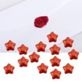thumbnail image 3 of 100Pcs Forme d'Étoile Perles de Cire de Cachetage pour Carte d'Invitation d'Enveloppe de Mariage Rétro Couleur Mixte / Or / Or Rouge, 3 of 8
