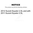 thumbnail image 2 of TEC Front Rear Ceramic Brake Pads Kit for Car Suzuki Equator KTC-100228, 2 of 10