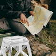 thumbnail image 1 of Portable Mazar Square Folding Stool for Outdoor Camping Hiking Fishing Backpacking and Kitchen Step Support, 1 of 4
