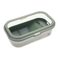 thumbnail image 4 of Bunblic Turtle Tank Detachable Indoor Decor Case Container Habitat Reptile Tank for Pet Turtle Small Amphibious Creatures Hermit Crabs L green, 4 of 8