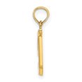 thumbnail image 2 of Diamond2Deal 14K Yellow Gold Script Letter T Initial Pendant for Women (L- 0.69inch, W- 0.38inch), 2 of 6