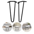 thumbnail image 4 of Shisuyan 2Pcs Table Legs Hairpin Table Legs Metal Table Legs Home Hairpins Legs Desk Accessories, 4 of 8