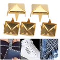 thumbnail image 2 of Herwey Square Rivet, 400 Sets 4MM-7MM DIY Leathercraft Spike Rivets Square Spike Studs Bags Shoes Belt Accessories, Square Spike Rivets, 2 of 7