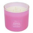 thumbnail image 4 of Mainstays 3-Wick Textured Wrapped Raspberry Peach Frose Scented Candle, 14 oz, 4 of 6