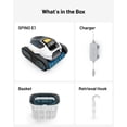 thumbnail image 3 of Robotic Pool Cleaner, Automatic Pool Vacuum for Above Ground & Inground Pool, 3 of 10