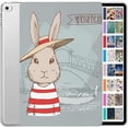 thumbnail image 1 of DuraSafe Cases for iPad 7.9 Inch Mini 4 Generation 2015 [ Mini 4th Gen ] A1538 A1550 Printed Slim Hard Shell Protective Stand Cover - Bunny Hat, 1 of 8