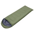 thumbnail image 2 of Sac de Couchage Enveloppe Portable Thermique avec Sac de Compression pour l'Eau pour la Randonnée, le Camping par Temps Froid, la Randonnée Sac à Dos Adulte - Vert, 0,95 kg, 2 of 9