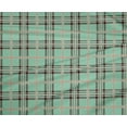 thumbnail image 4 of oneOone Polyester Lycra Fabric Tartan Check Print Sewing Fabric BTY 56 Inch Wide, 4 of 4