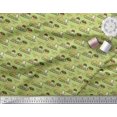 thumbnail image 3 of Soimoi Cotton Poplin Fabric Sleigh,Bread & Hot Dog Food Print Fabric by The Yard 42 Inch Wide, 3 of 3