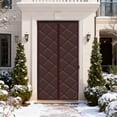 thumbnail image 3 of Heavy Duty Insulated Thermal Door Curtain For Enhanced Home Energy Efficiency Winter Cold Stopper Full Coverage 2PCS, 3 of 4