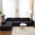 thumbnail image 1 of CHOK 2024 Sofa Slipcover L Shape Gray Sofa Cover Sectional Couch Cover Spandex Non Slip with Elastic Bottom Furniture Protector Cover for for Home Decor 2+3seater, 1 of 8