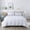 White, variant on Reversible Soft Comforter Bedding Set