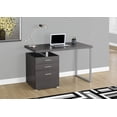 thumbnail image 2 of Bureau d’ordinateur Monarch Specialties en gris, 2 of 2