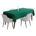 thumbnail image 1 of Vargottam Indoor/OutdoorTablecloth58" x 58" Inch Square Tablecloth with Umbrella Hole & Zipper, Waterproof Patio Table Cloths, Spring/Summer Table Covers for Backyard /BBQs -Teal Green, 1 of 6