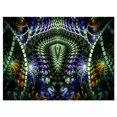 thumbnail image 2 of Motif Fractal Coloré Unique - Art sur Toile Abstrait Surdimensionné, 2 of 3