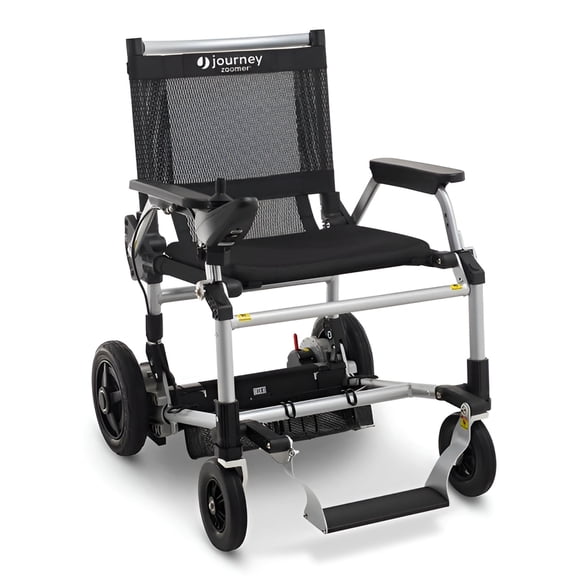 Journey Fauteuil Électrique Zoomer, Fauteuil Roulant Électrique Léger et Pliable Conforme TSA