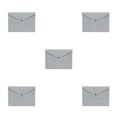 thumbnail image 3 of Youkk Convenient File Document Bag Store And Sort With Ease Easy Access To Supplies Felt Folder Organizer light grey 5Set, 3 of 6