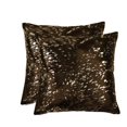 thumbnail image 1 of TORINO QUATTRO COWHIDE PILLOW 18"X18" 2-PACK, 1 of 2