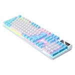 Gaming Keyboard Mechanical Bracelets Gaming Keyboard Usb Wired Floating Keyboard, Ergonomic Water Mechanical Feeling Keyboard,Slim Led Backlit Keyboard for Desktop, Compute Rgb Gaming Keyboard