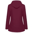 thumbnail image 5 of Manteaux Légers pour Femmes Décontractés Manteau de Pluie Uni pour Femmes Manteaux d'Extérieur Imperméables Imperméable à Capuche Coupe-Vent Manteaux Coupe-Vent pour Femmes Légers en Liquidation, 5 of 5