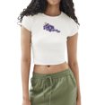 thumbnail image 1 of Gupgi Hauts Courts pour Femmes à Manches Courtes, Col Ras du Cou, Imprimé de Fruits, T-Shirts pour Bébé, T-Shirts pour Adolescentes, Été, Tendance, Coupe Ajustée, 1 of 8