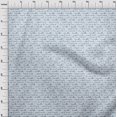 thumbnail image 4 of oneOone Coton Flex Bleu Tissu Texte Matière de Robe Tissu Imprimé Tissu au Mètre 40 Pouces de Large, 4 of 5